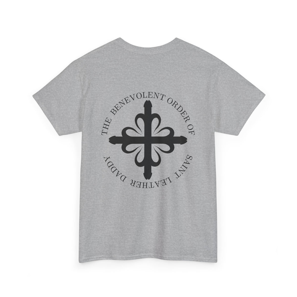 God is My Leather Daddy Unisex Tee Black Text
