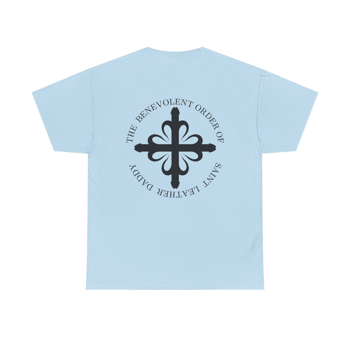 God is My Leather Daddy Unisex Tee Black Text