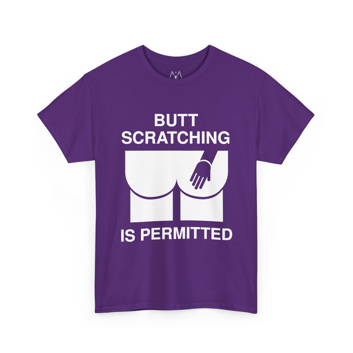 Butt Scratcing is Permitted Unisex Tees White Text