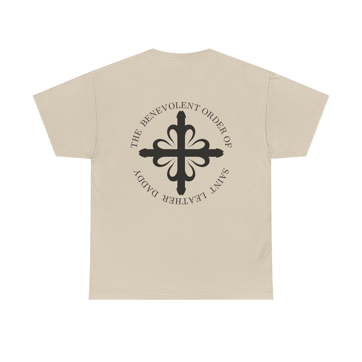 God is My Leather Daddy Unisex Tee Black Text