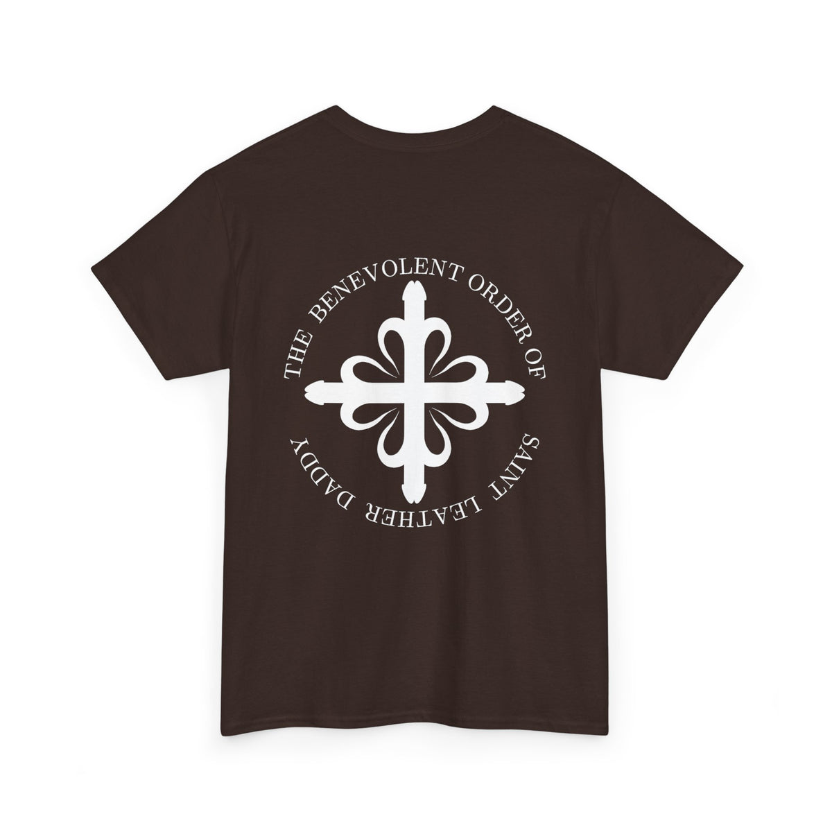 God is My Leather Daddy Unisex Tee White Text