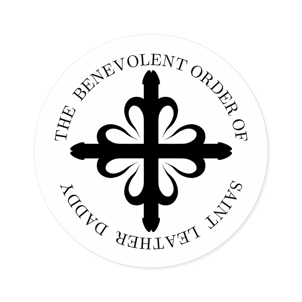 Benevolent Order of St. Leather Daddy Stickers, Indoor\Outdoor