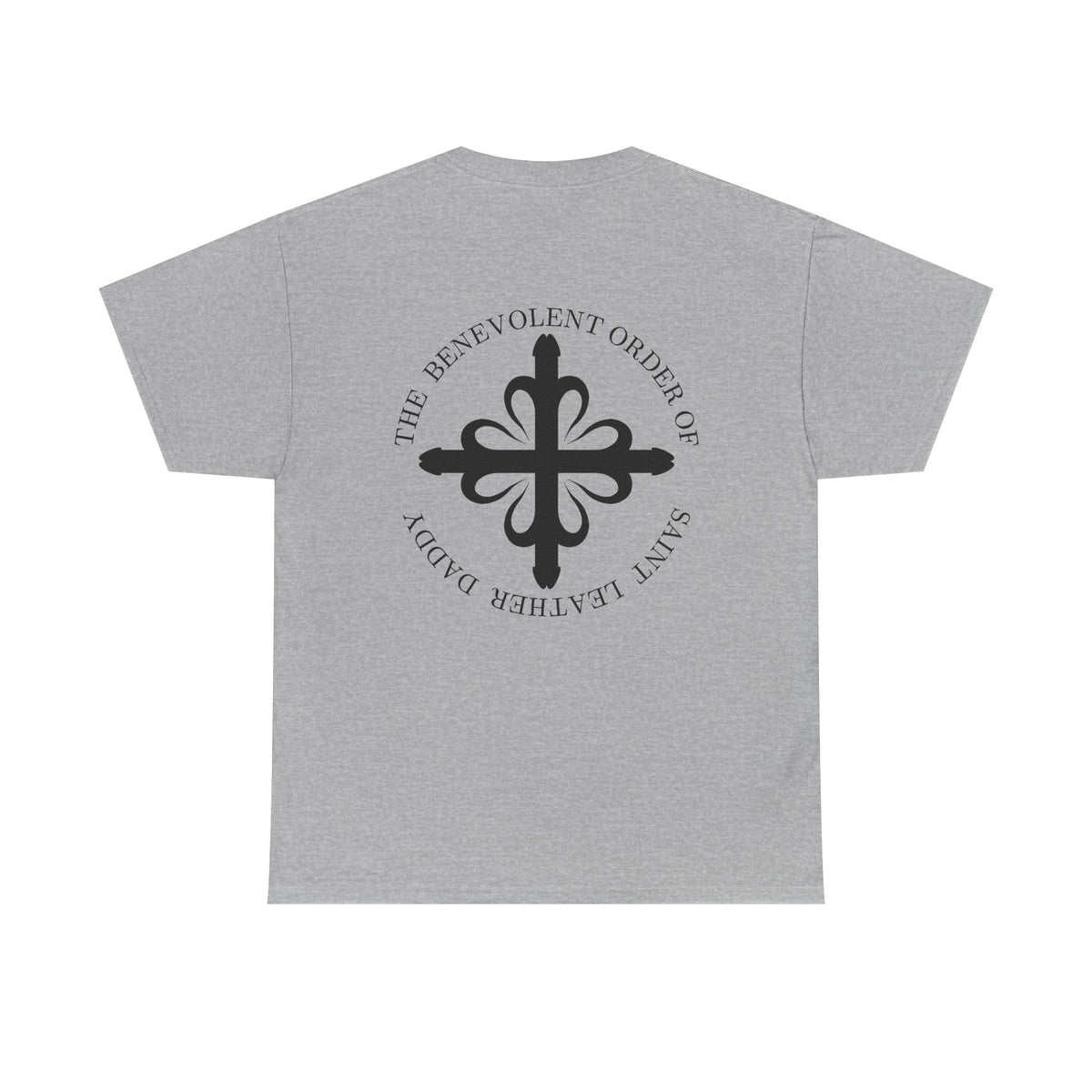 God is My Leather Daddy Unisex Tee Black Text