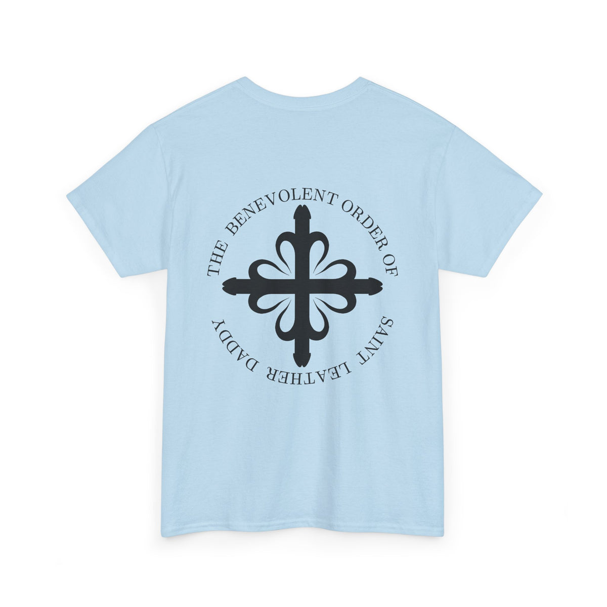God is My Leather Daddy Unisex Tee Black Text