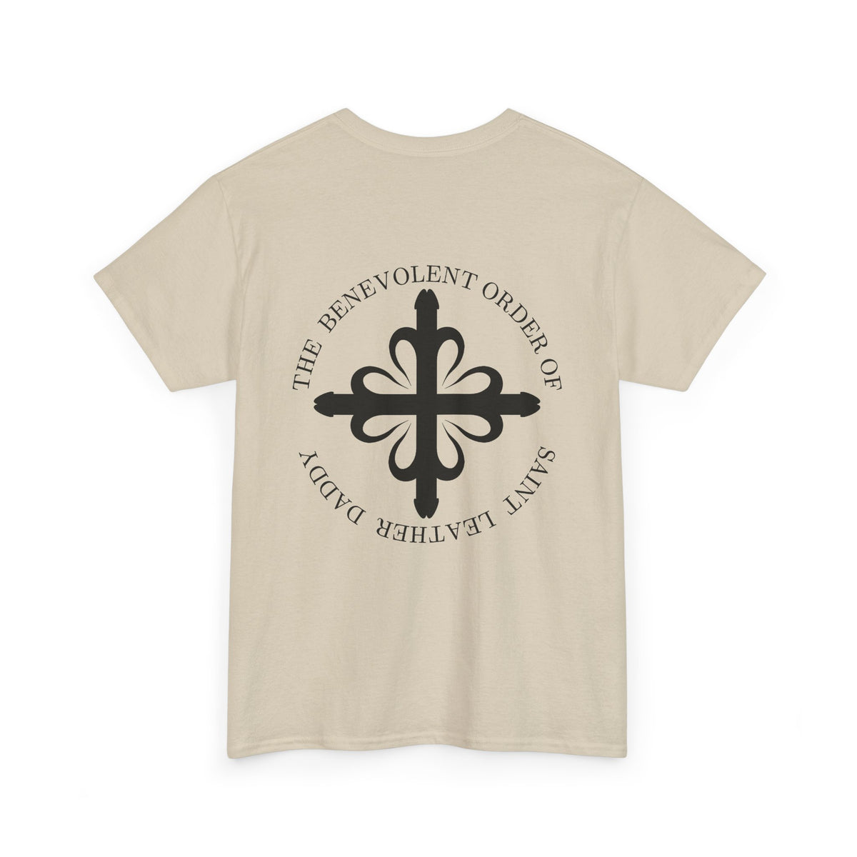 God is My Leather Daddy Unisex Tee Black Text