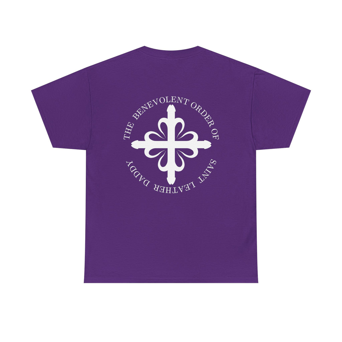 God is My Leather Daddy Unisex Tee White Text