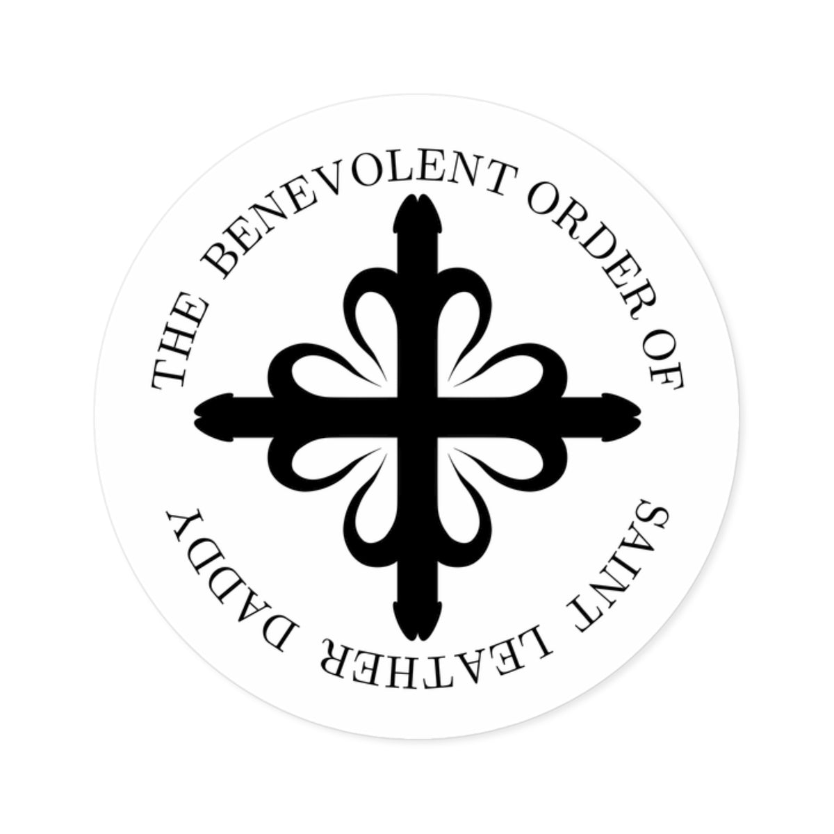 Benevolent Order of St. Leather Daddy Stickers, Indoor\Outdoor