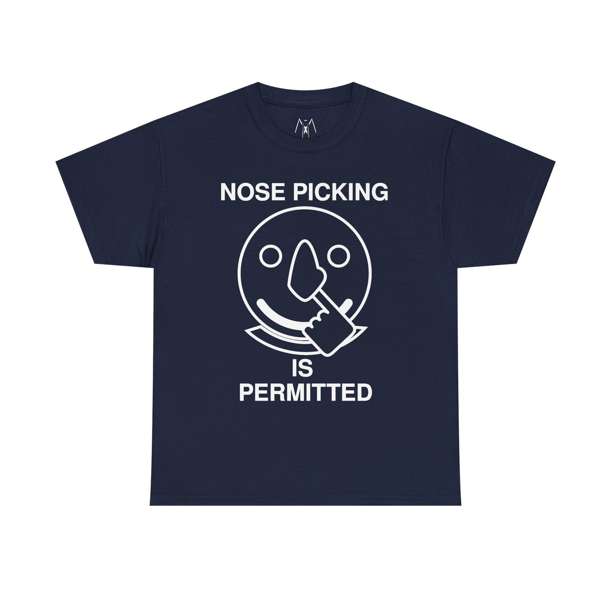 Nose Picking is Permitted Unisex Tee White Text