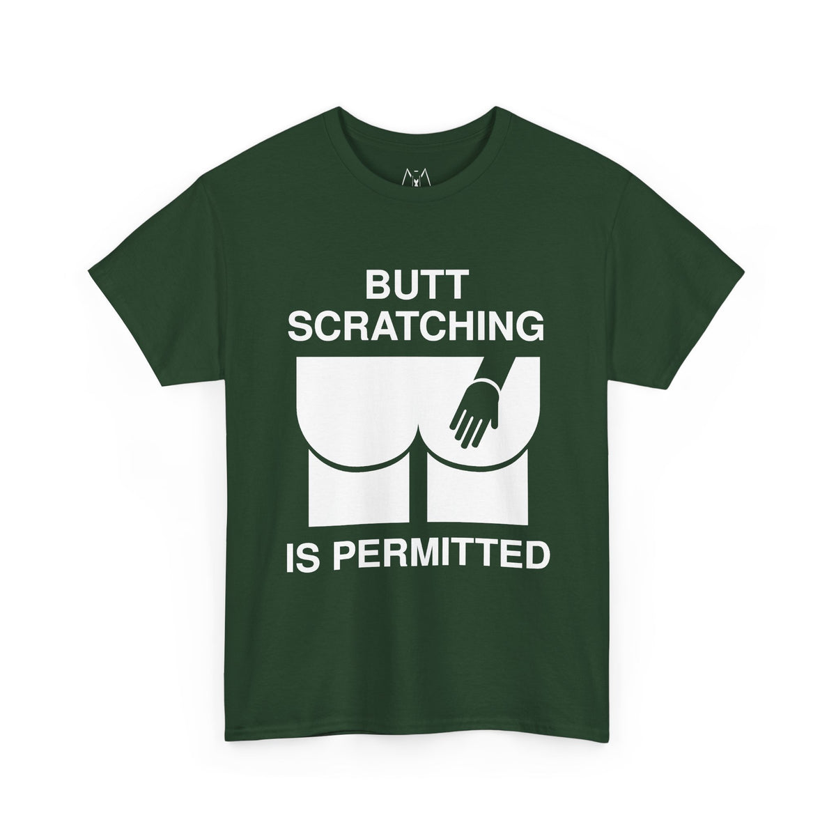 Butt Scratcing is Permitted Unisex Tees White Text