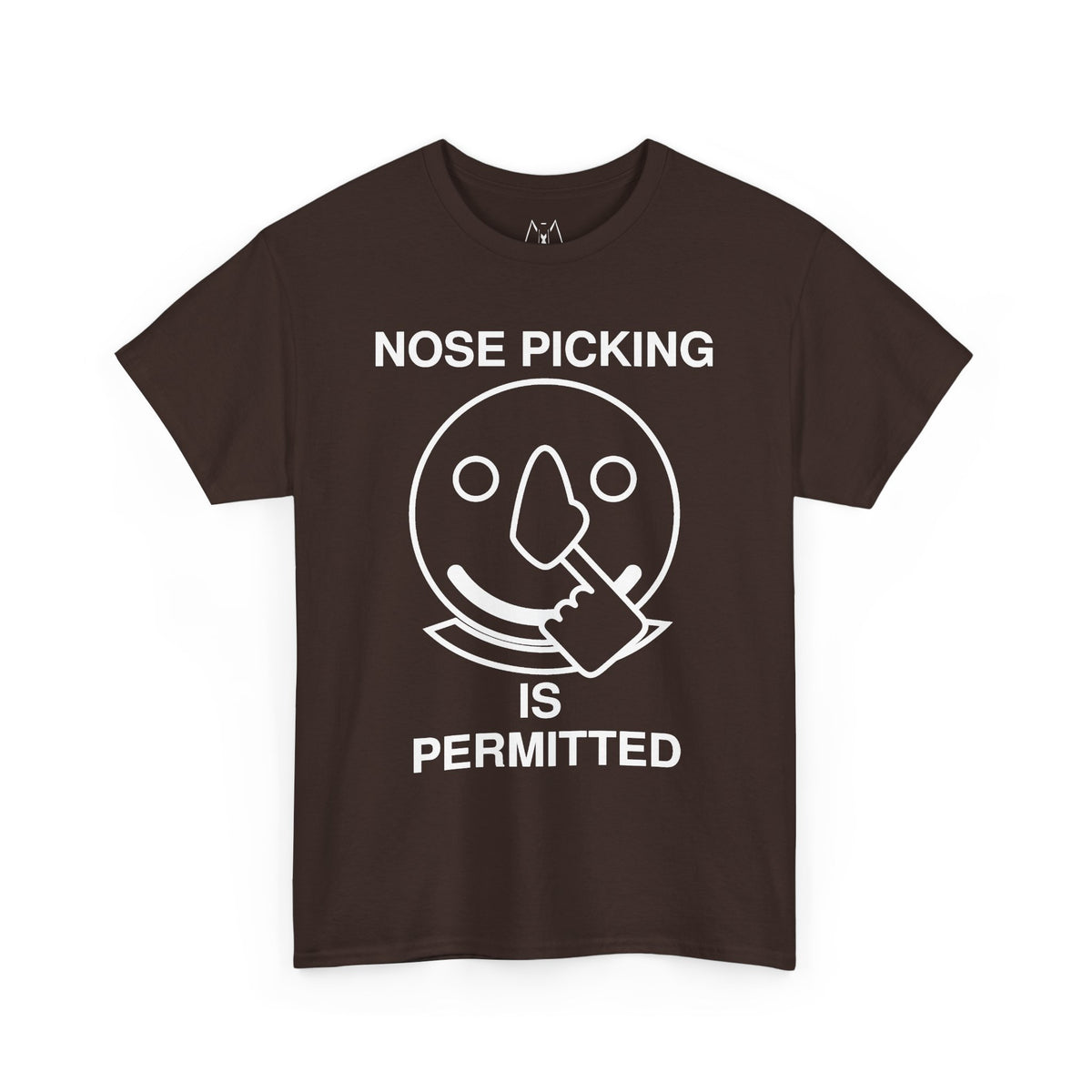 Nose Picking is Permitted Unisex Tee White Text