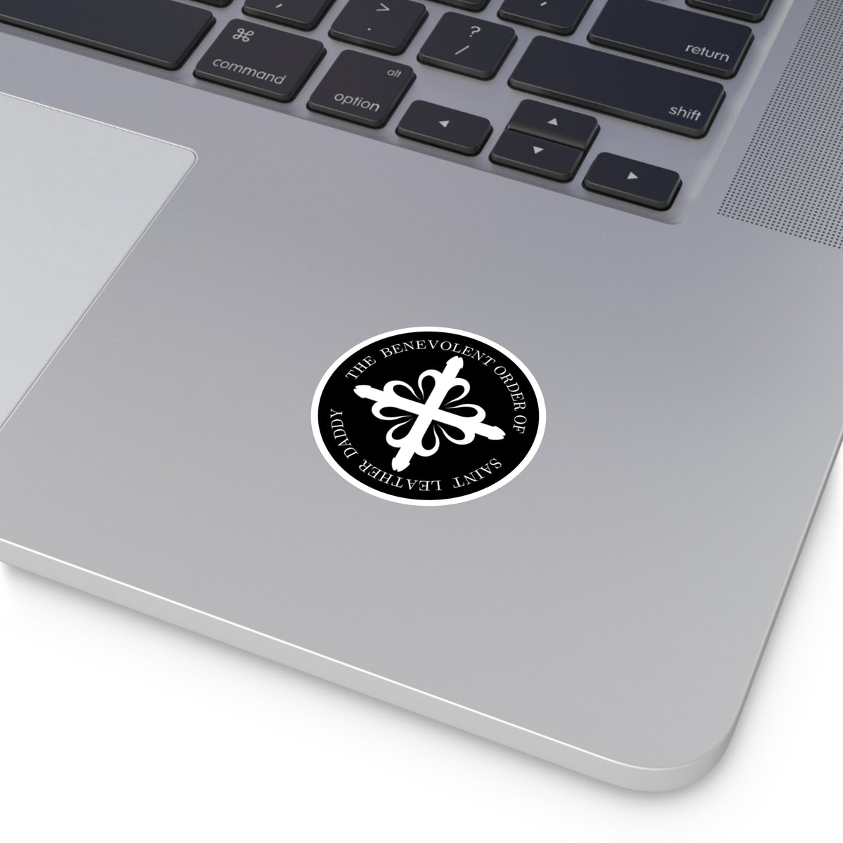 Benevolent Order of St. Leather Daddy Stickers, Black, Indoor\Outdoor
