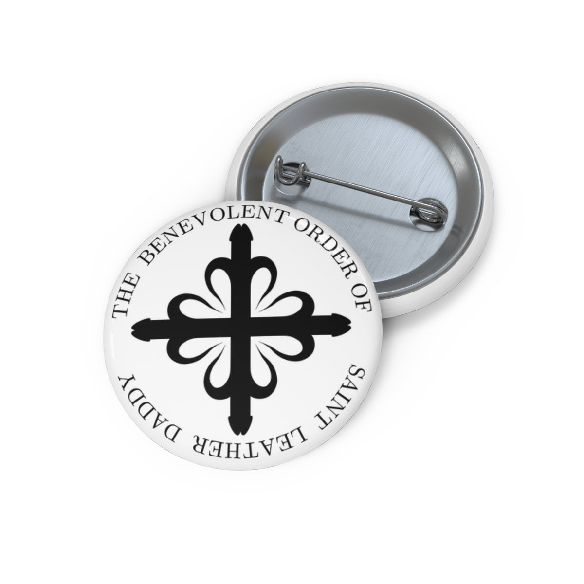 The Benevolent Order of St. Leather Daddy Pin Buttons