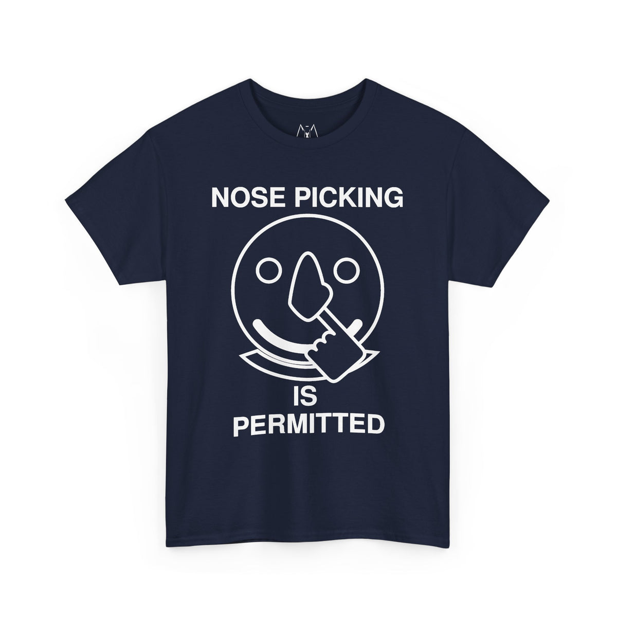 Nose Picking is Permitted Unisex Tee White Text
