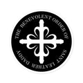 Benevolent Order of St. Leather Daddy Stickers, Black, Indoor\Outdoor