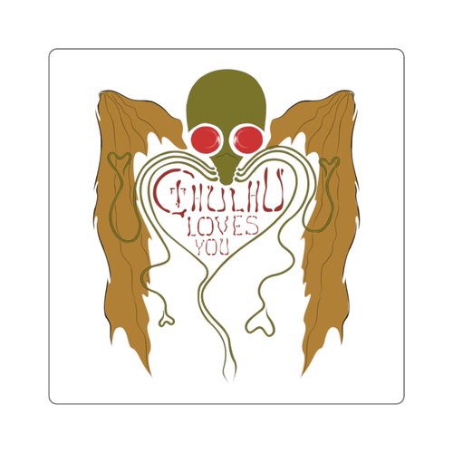Cthulhu Loves You Sticker